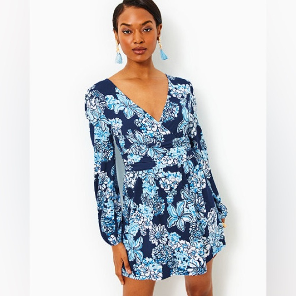 Riza Long Sleeve Romper NWT (Size M)
